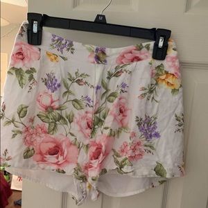 flowered shorts